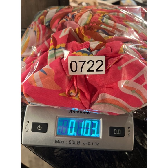 Flying Tomato‎ Pink Tropical Floral Wrap Romper Short Sleeve Tie Waist Cottage - Picture 10 of 10